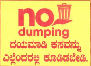 no dumping