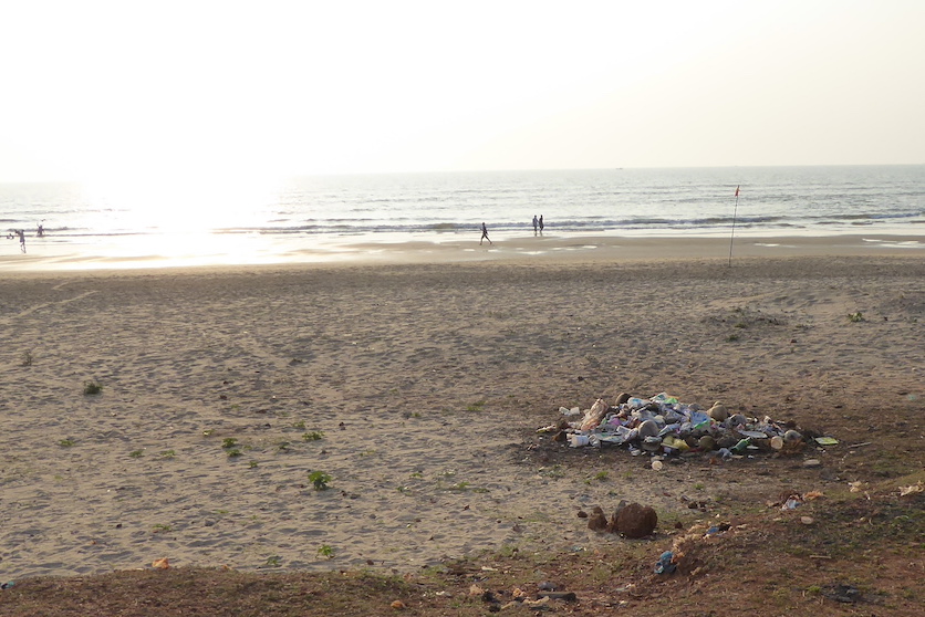 waste disposal beach
